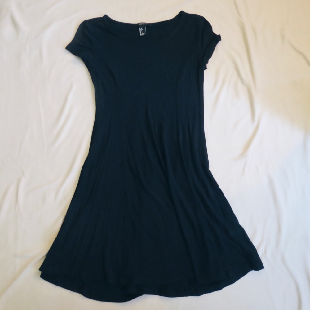 Forever 21 Black Skater Dress
